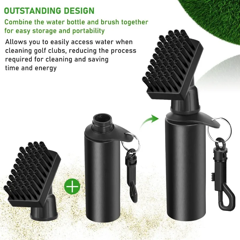 Spray Bottle Golf Club Cleaner Tool Golf Club Cleaning Brush Portable Groove Tube Cleaner Brush Golf Accessories