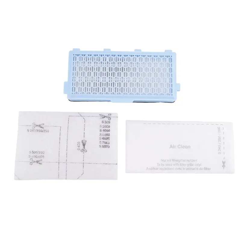 B47B-3X HEPA Filters For Vacuum Cleaner Part Compact C1-C2 Complete C2- C3 S8340 +3 Air Clean Filters + 3 Motor Filters