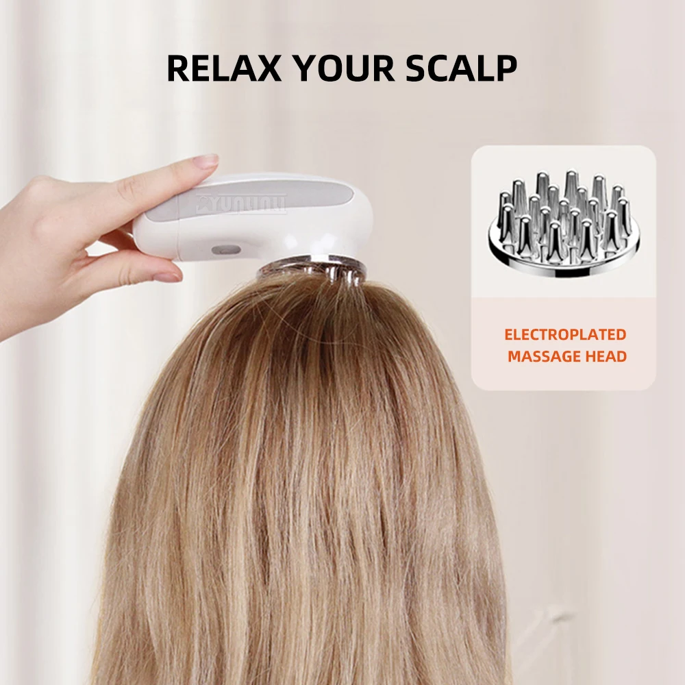 

Yunlin Li Electric Vibration Multifunctional Scalp Head Massager Facial Cleanser for Relaxation And Beauty Care