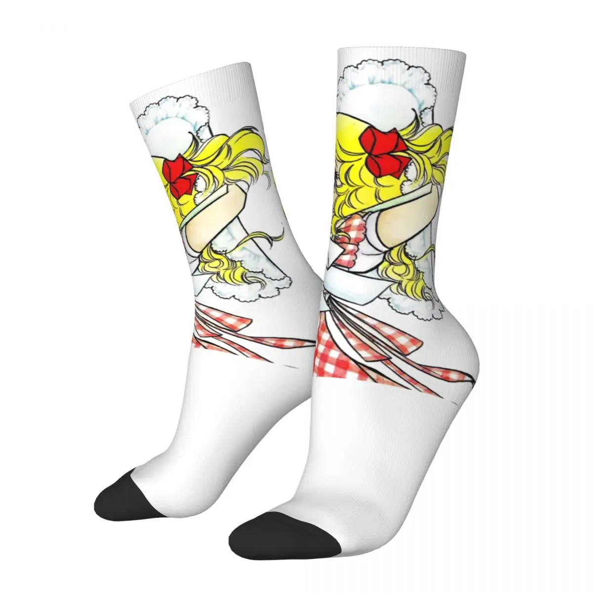 Candy Candy Candice White Socks Men's Women's Anime Kawaii Girl Japan Cartoon Socks Spring Summer Autumn Winter Socks Gifts