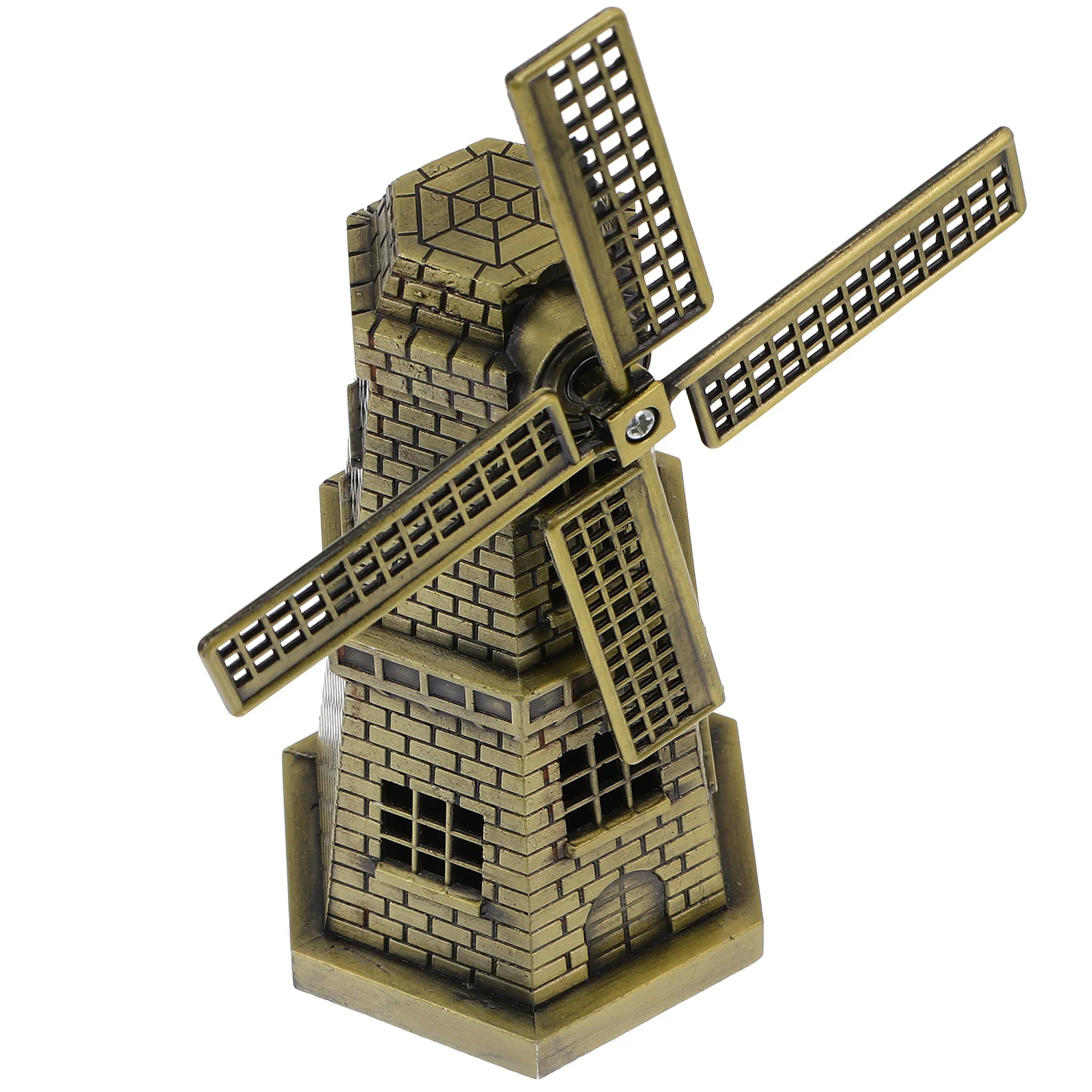 

Office Room Decor Windmill Decorative Ornaments Puzzles Accessories Zinc Alloy