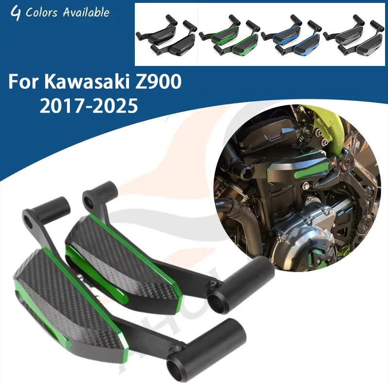 

Z900 Motorcycle Slider Stator Guard Engine Cover Crash Pads For KAWASAKI Z 900 2017-2025 Frame Protectors Accessories Parts