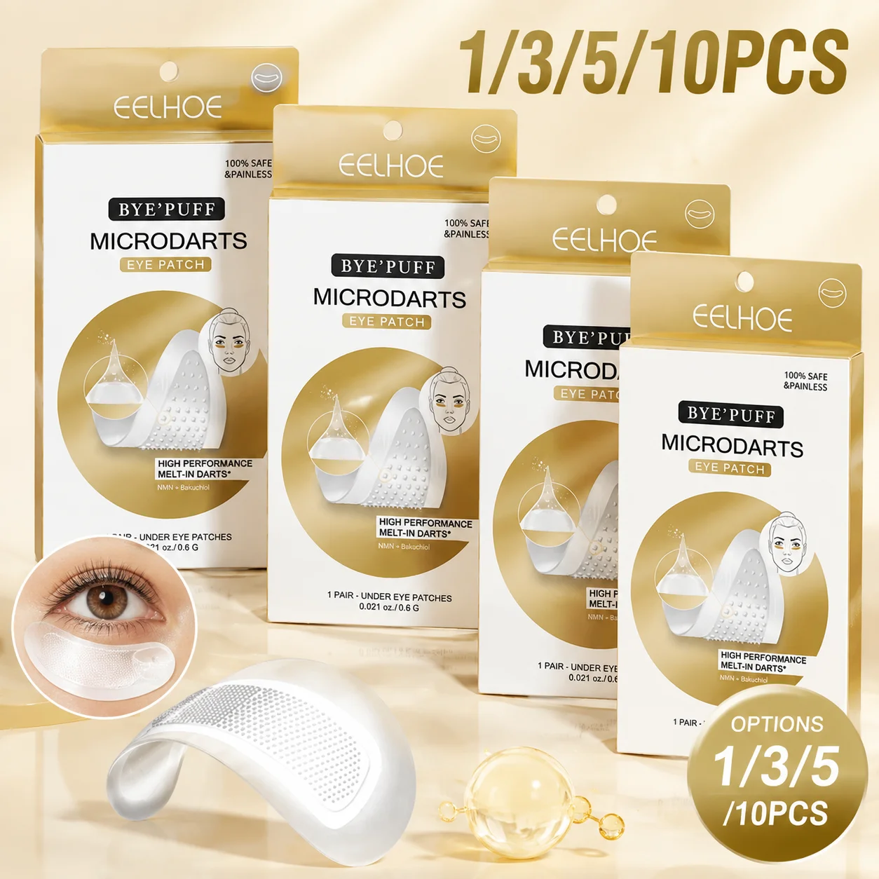 Microneedle Patch Eye - Hyaluronic Acid Microneedle Eye Patches Microdarts