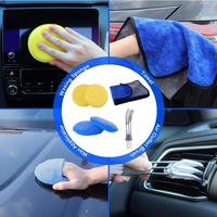 Car Wash Brush Set 30pcs Interior Detail Brush Kit High-density Bristles Car Brushes Auto Interior Brush Wet And Dry For
