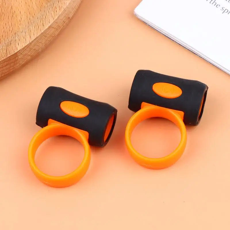 ^#2Pcs Drumstick Control Clip Finger Ring Auxiliary Drumsticks Grips Anti Slip Twirling Controller For 5A Drummer Beginner