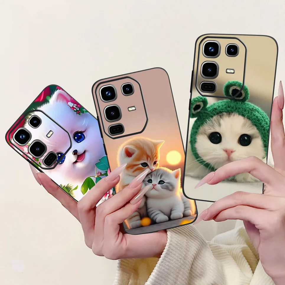 Para Infinix Note 50 50Pro 4G X6858 X6855 contraportada suave mate Siliocne Cool dibujos animados animales Coque para Note 50 Pro funda de teléfono