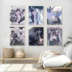 1PC Link Click Anime Retro Print Poster Paper Waterproof HD Sticker Bedroom Entrance Home Living Room Bar Wall Decoration