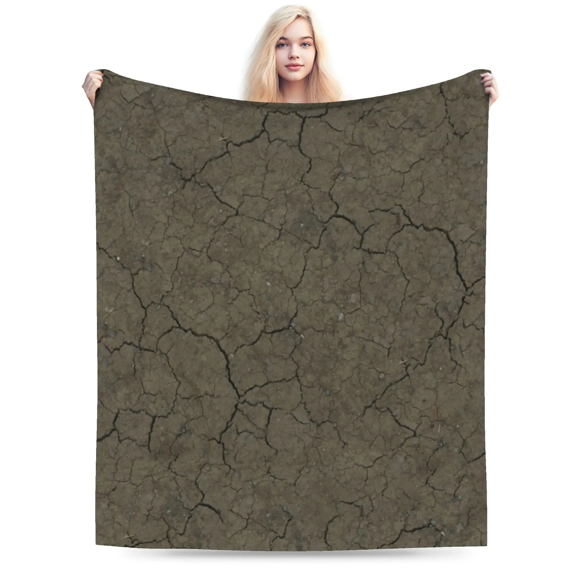 Grass Battlemat Grassland Land Greenery Blanket Flannel  Multifunction Soft Throw Blankets for Home Quilt