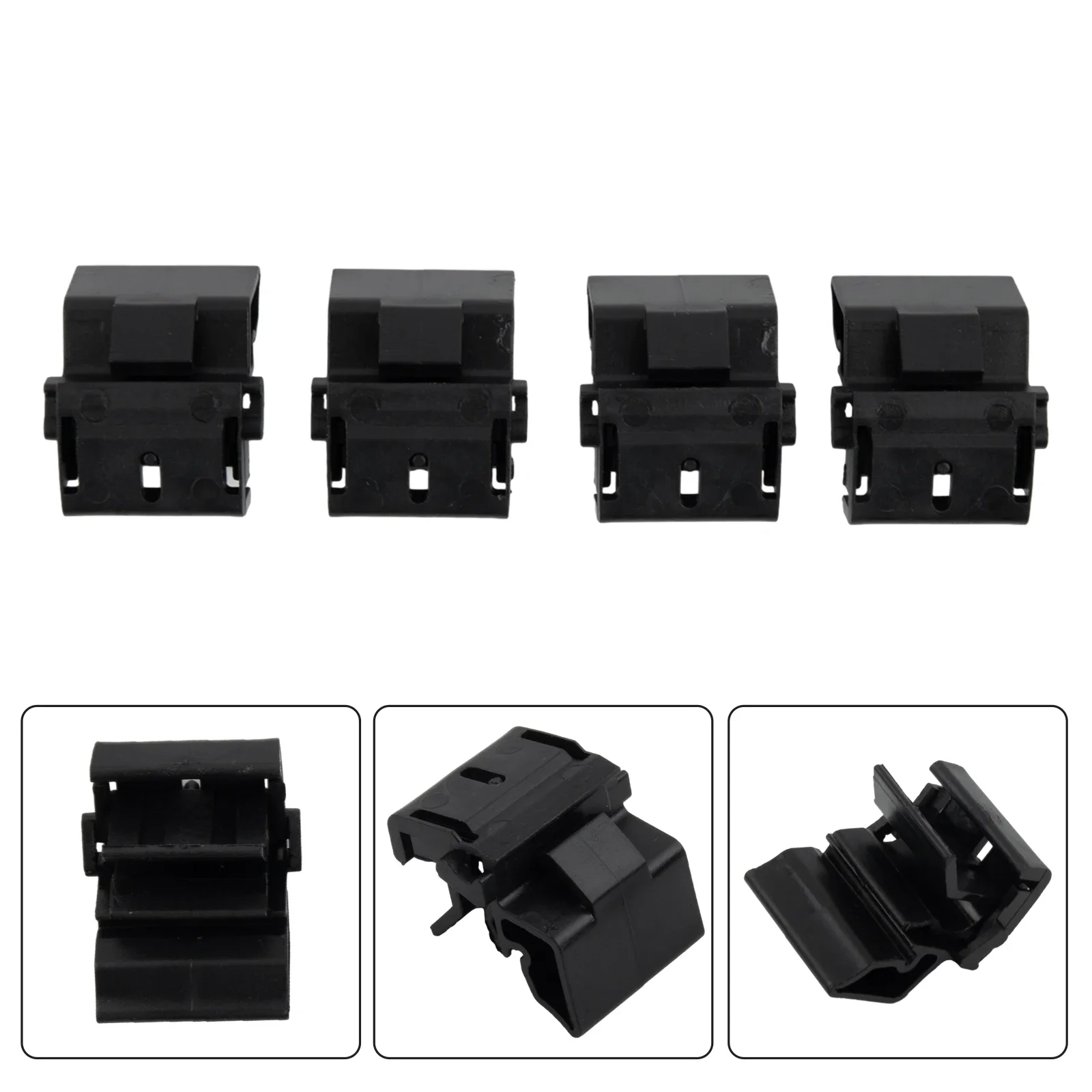 1-4pcs For Tesla Model Y 20-21 Front Bumper Box Buckle Hoods Trunks Clips 1472872-00-B Car Fastener Clips Interior Accessories