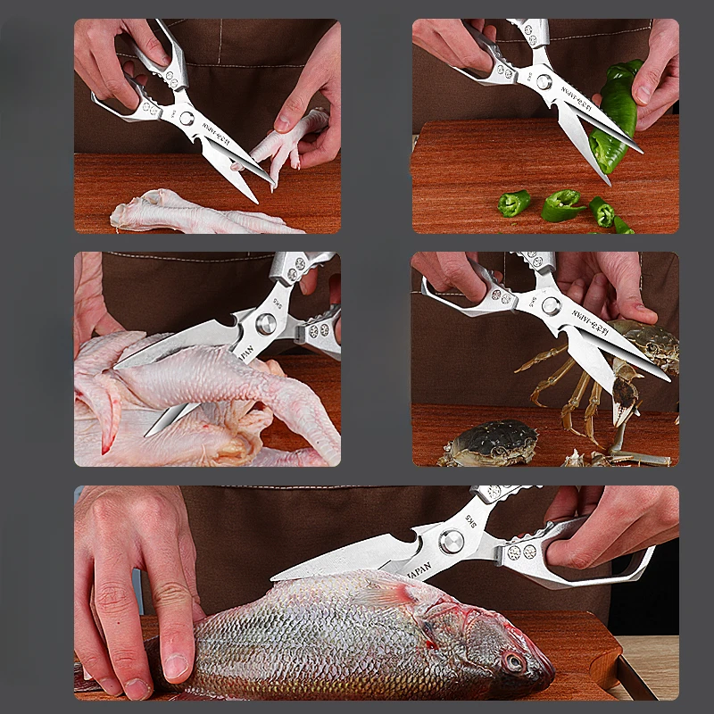 High strength scissors! Field/fishing/grilling multipurpose scissors!