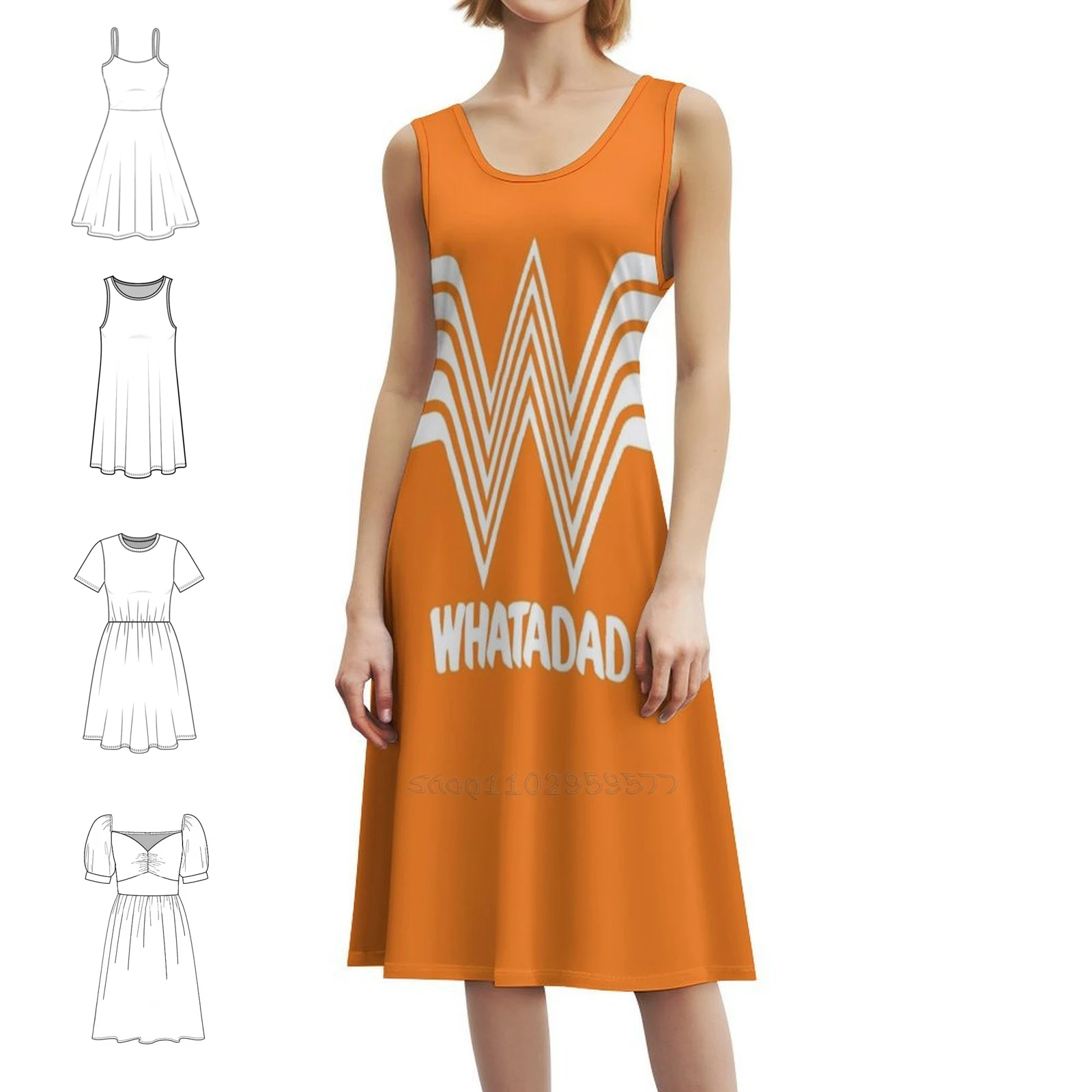 

Сексуальное платье для отпуска Whatadadad для женщин, мини-платье для пляжной вечеринки, дня рождения, Whataburger, женское платье на день отца для новорожденных