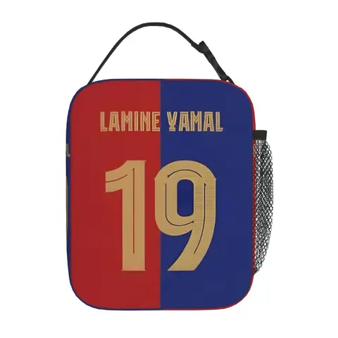 Lamine Yamal Num 19 점심 가방 점심 컨테이너 사무실을위한 새로운 도착 쿨러 열 도시락 상자