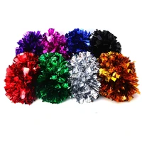 Cheerleader Cheerleading Pom Poms Plastic Handheld Cheerleader Pompoms for Sports Meet Team Spirit Cheering Party Dance G99D 4