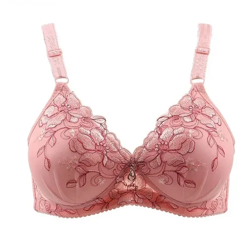 Imagen 2 del producto Bralette sujetadores push-up Para Mujer, ropa interior Vintage con estampado Floral, lencería Sexy ajustable, sujetadores Para Mujer Sutian Feminino
