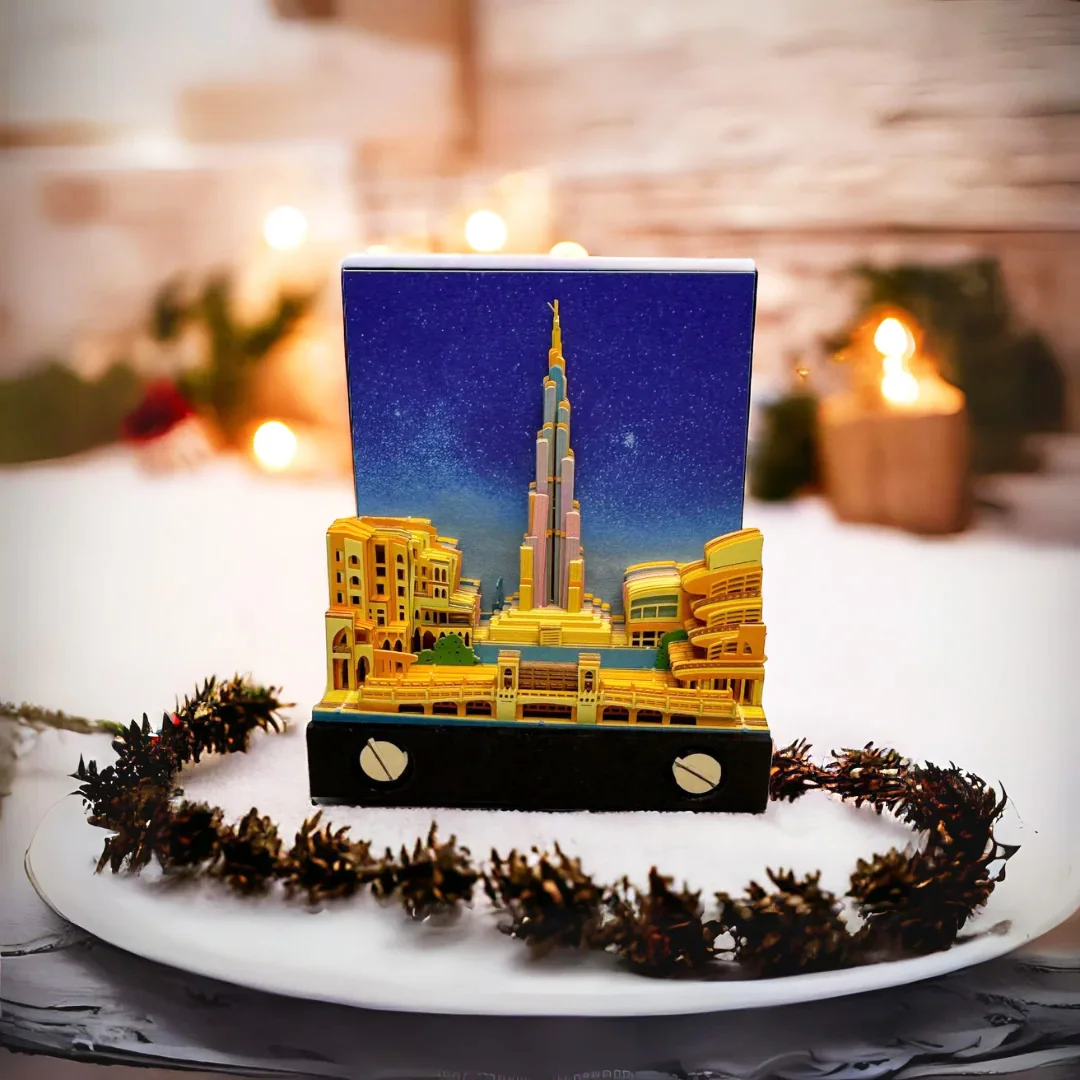 dubai-tower-memo-pads-paper-carving-model-ornament-3d-block-calendar-2026-creative-gift