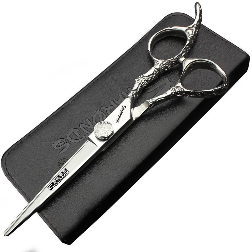 Professional hairstylist haircut scissors set, high-end 6-inch thinning, broken hair, tooth cutting, hair scissors.