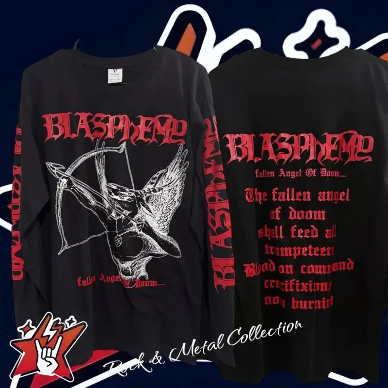 Camiseta Blasphemy New Mayhem Emperor Bathory Satyricon