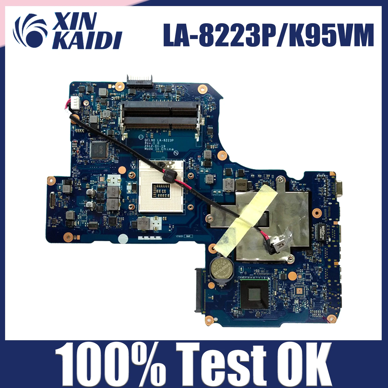 

QCL90 LA-8223P Mainbord For ASUS A95V K95VM K95V K95VJ K95VB K95V Laptop Motherboard GT630M 1GB HM76