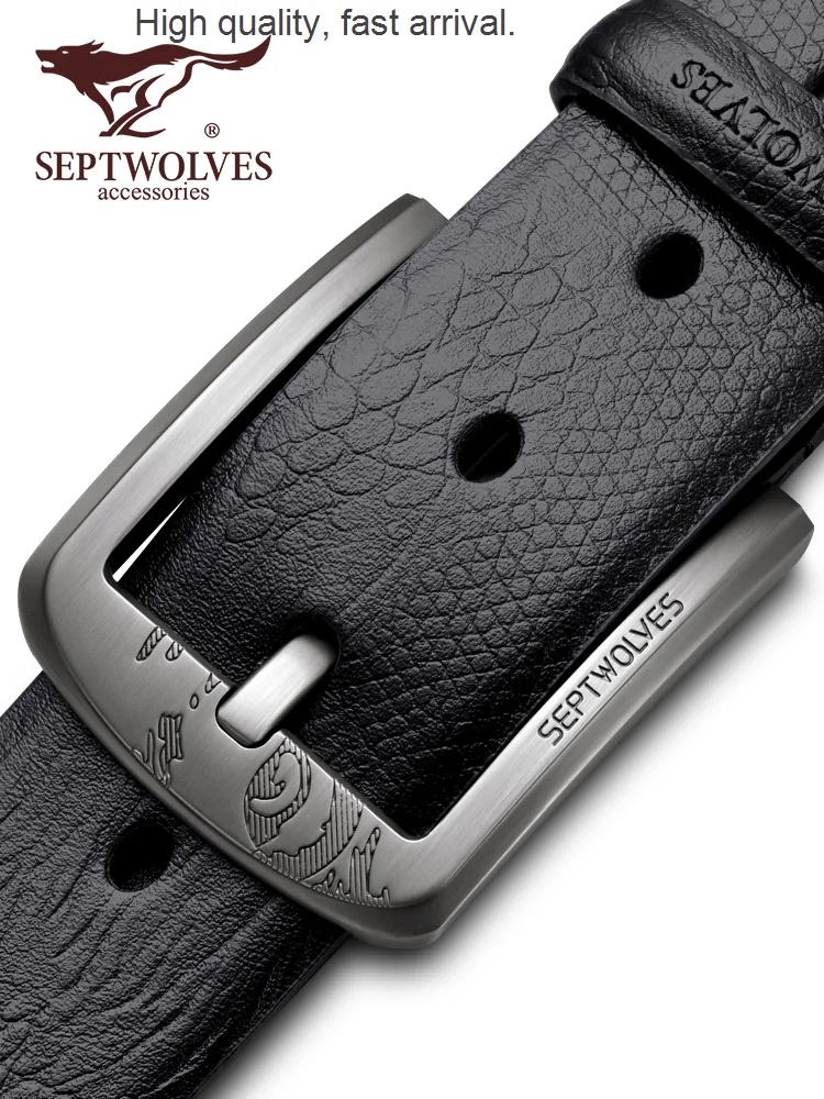 

Men's Pin Belt Buckle Genuine Leather Men's Cowhide Belt Young People Casual Youth Versatile Korean Fashion Pant Belt