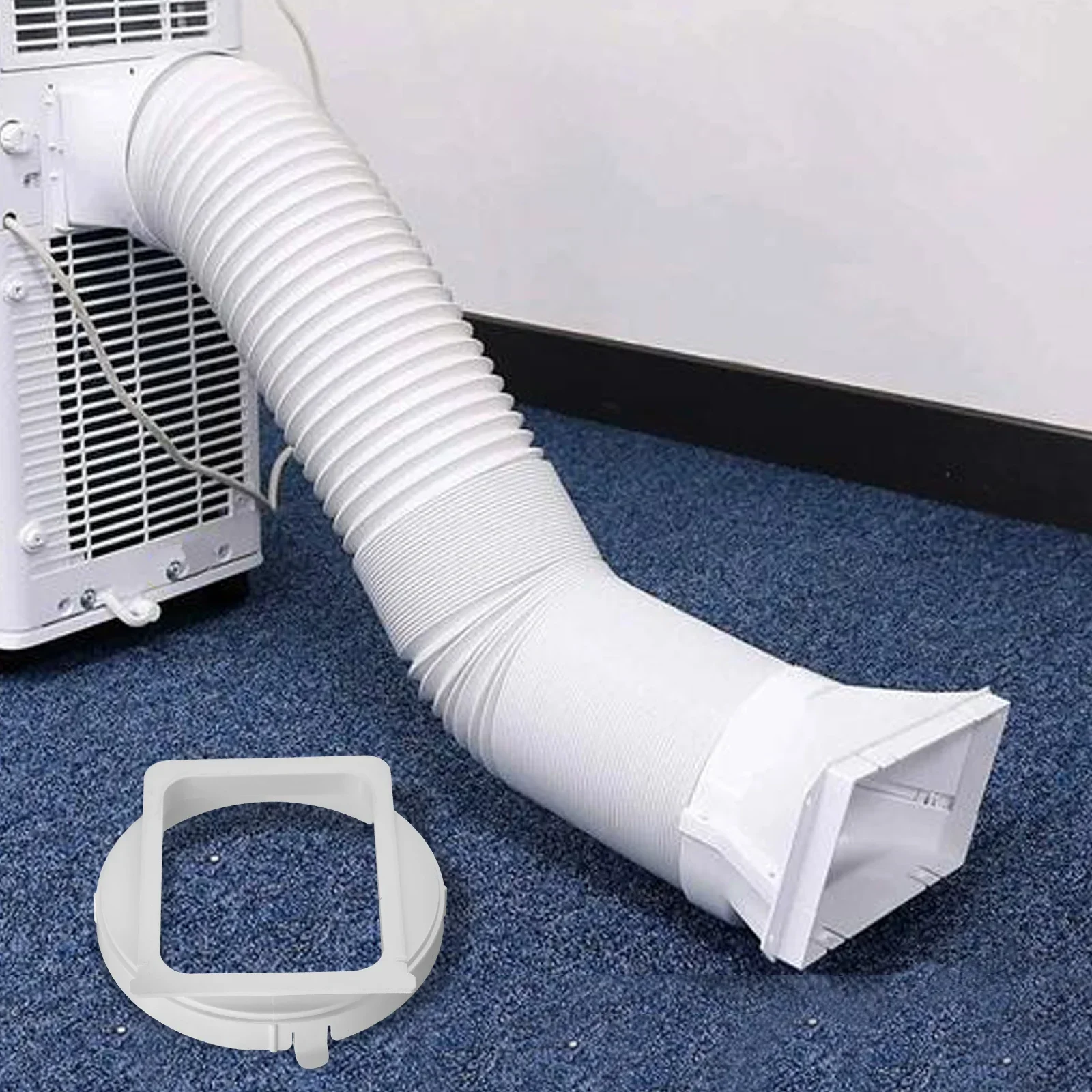 

Air Conditioner Exhaust Coupler Exhaust Duct Interface For Office Use For Home Use Washable No Drilling Required
