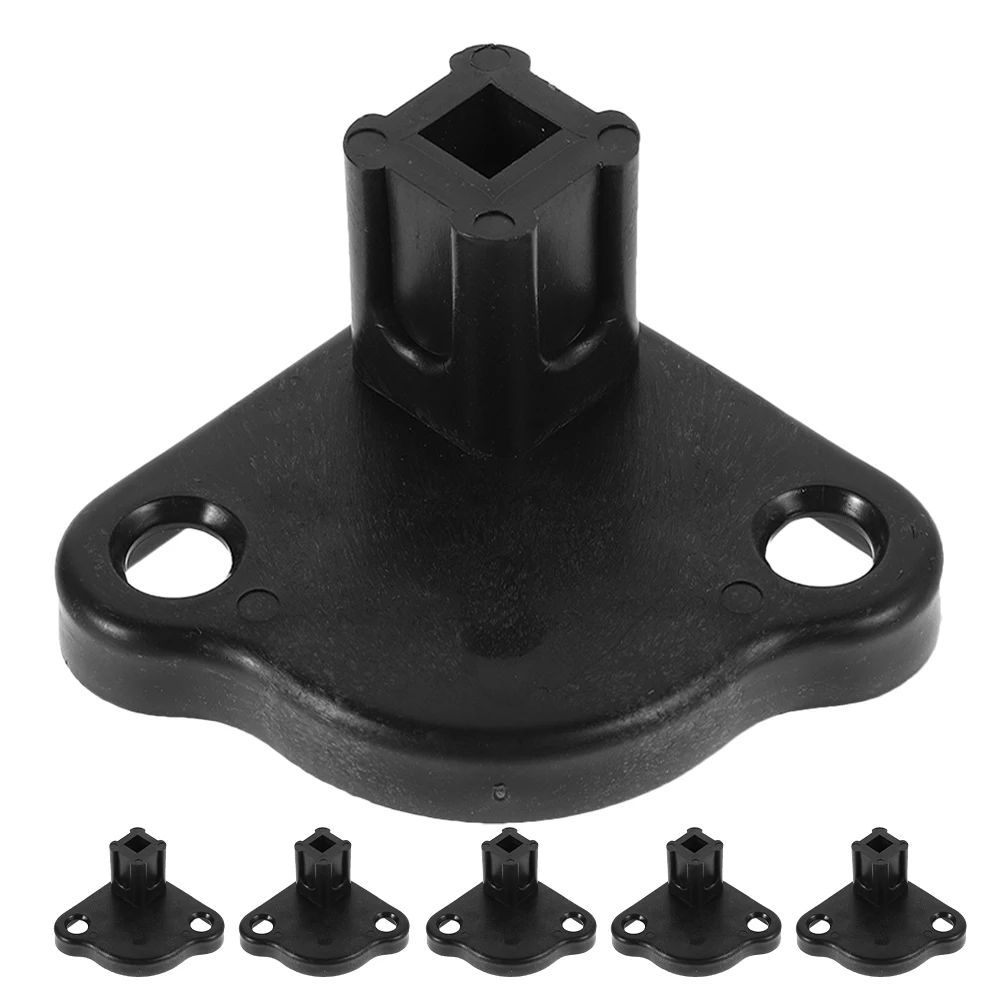 

6pcs Awning Bottom Base Bracket Pedestal Awning Bracket Base Camping Accessories Durable Lightweight Outdoor Adventure
