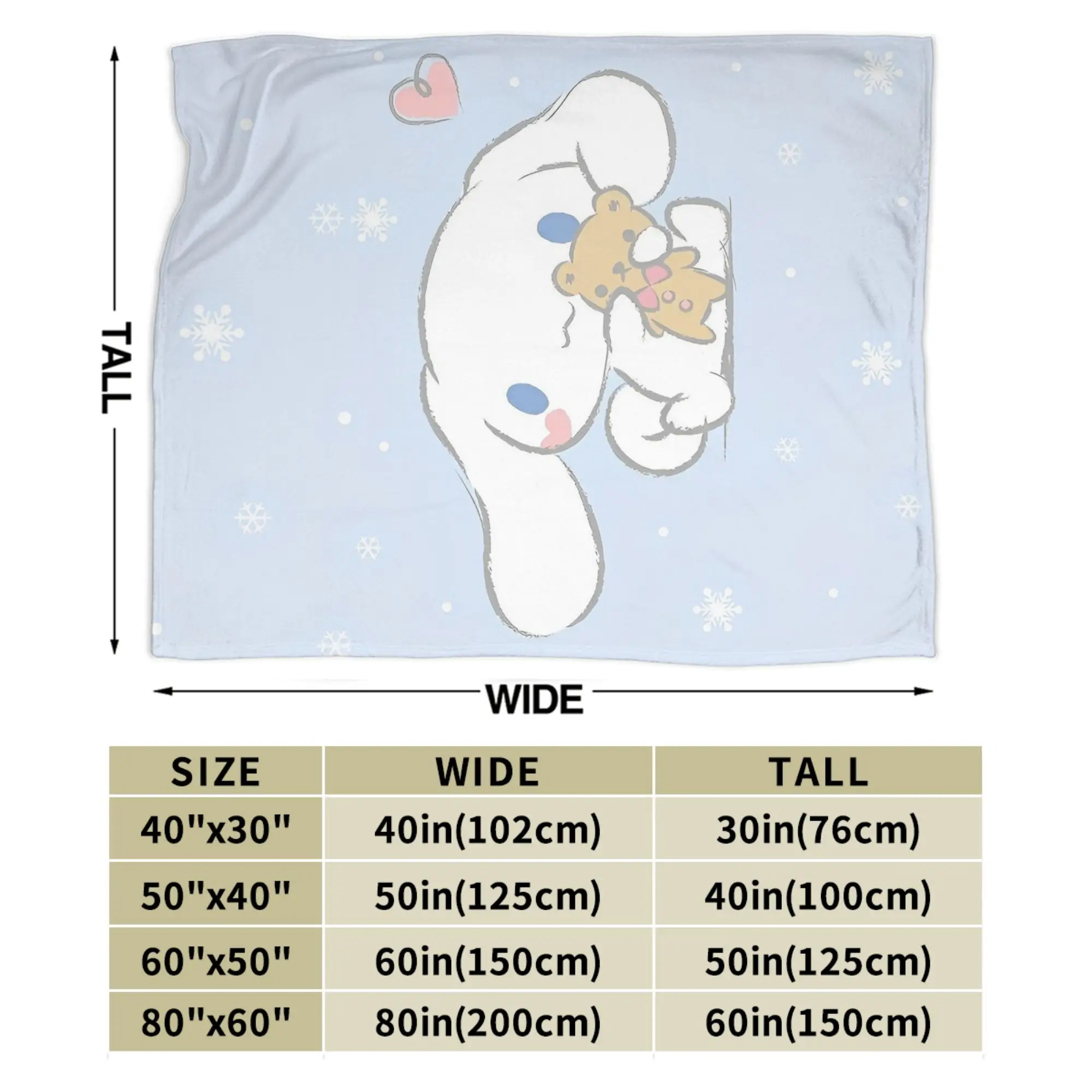 Kawaii سينامورول الفانيلا البطانيات سانريو لطيف الكرتون مخصص رمي بطانية للمنزل 200x150 سنتيمتر لحاف