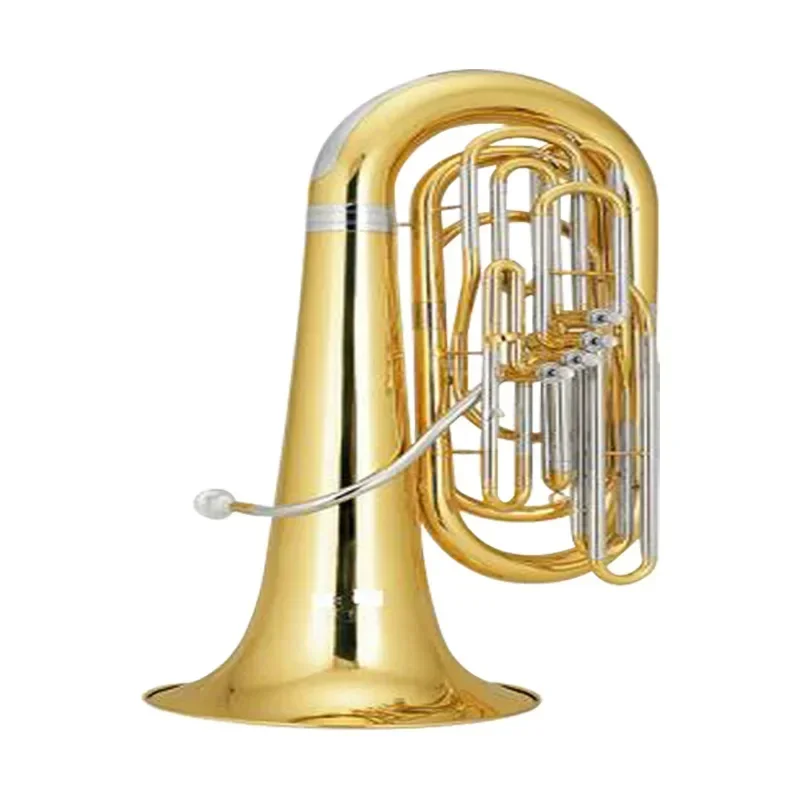 

Four-key big hug, B flat, big hug JBBB-520 beginner plays lacquered gold brass