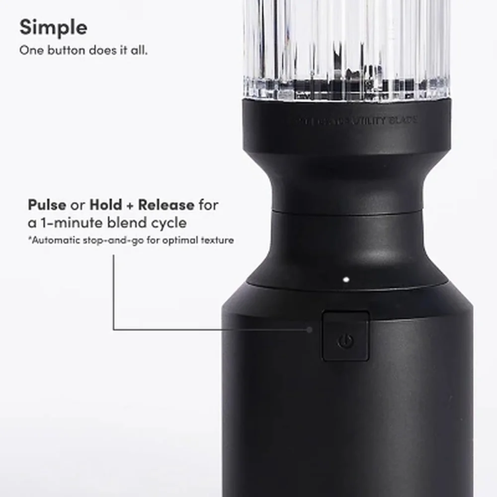 Mighty 850 Plus Premium Compact Personal Blender 850W Motor Easy Cleanup Versatile Blending Vessel Hands-Free Operation