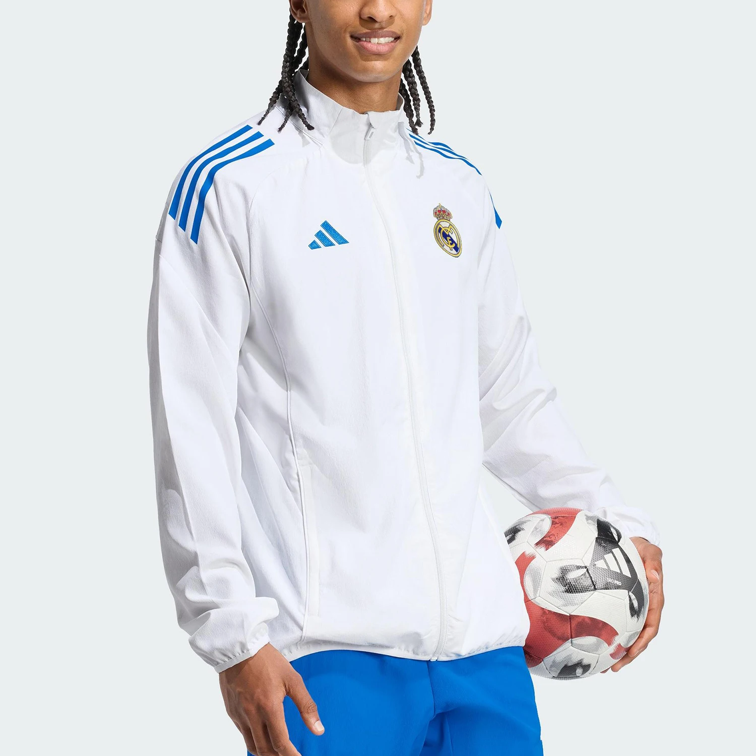 Adidas Originals Mens Autumn Loose Zipper Soccer Jacket JP4029