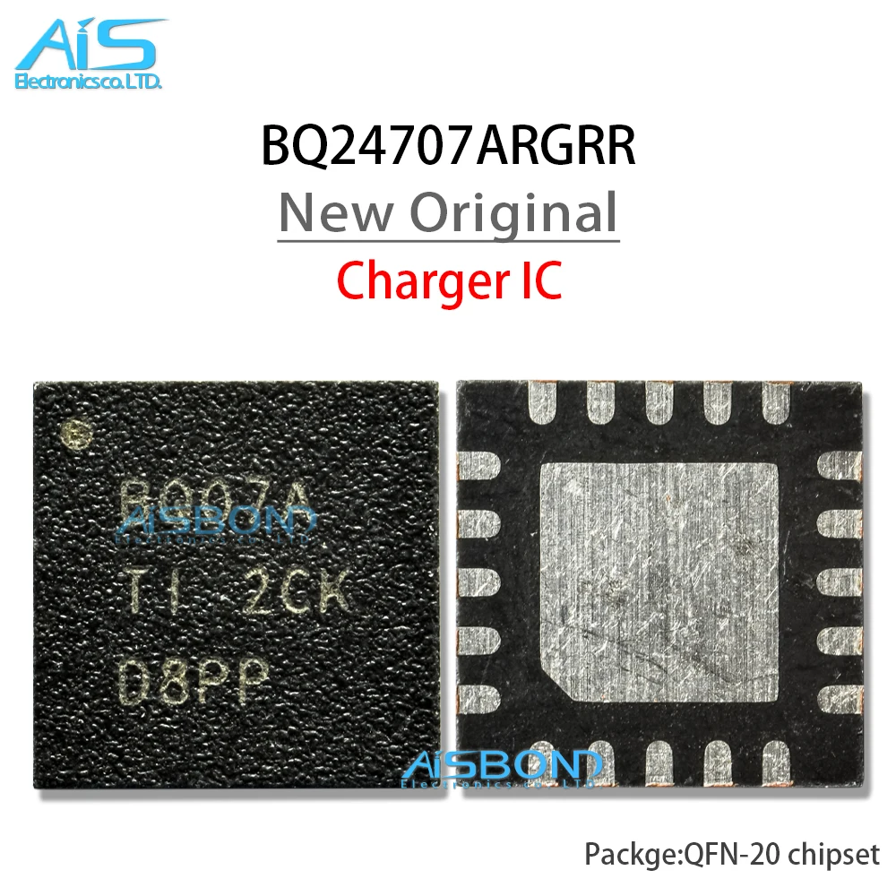 2-10Pcs/Lot New BQ24707ARGRR BQ07A BQ24707A QFN-20 1-4 Cell Li+ Battery SMBus Charge Controller IC