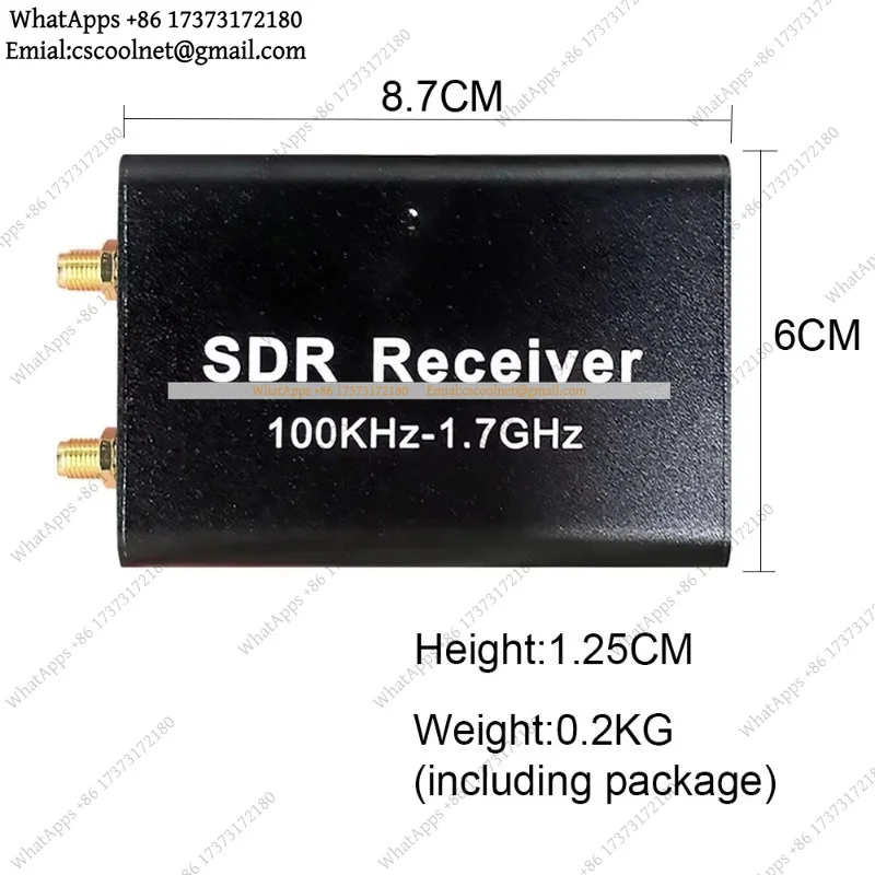 JS01 SDR V4 V5 Signal Receiver RTL2832U Software Defined Radio Aviation Shortwave Broadband