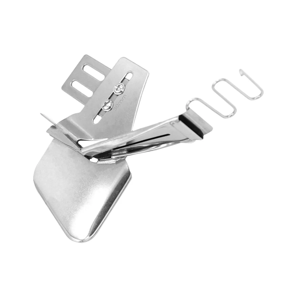

Sewing Machine Binder Double Fold Angle Binder Metal Flat Seam Folder Binding Attachment Efficient Sewing Machine Replacement