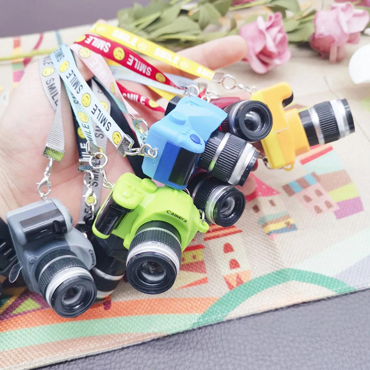 Miniature Digital SLR Camera Dolls House Accessory for Labubu Doll Accessory Camera Cute Decoration