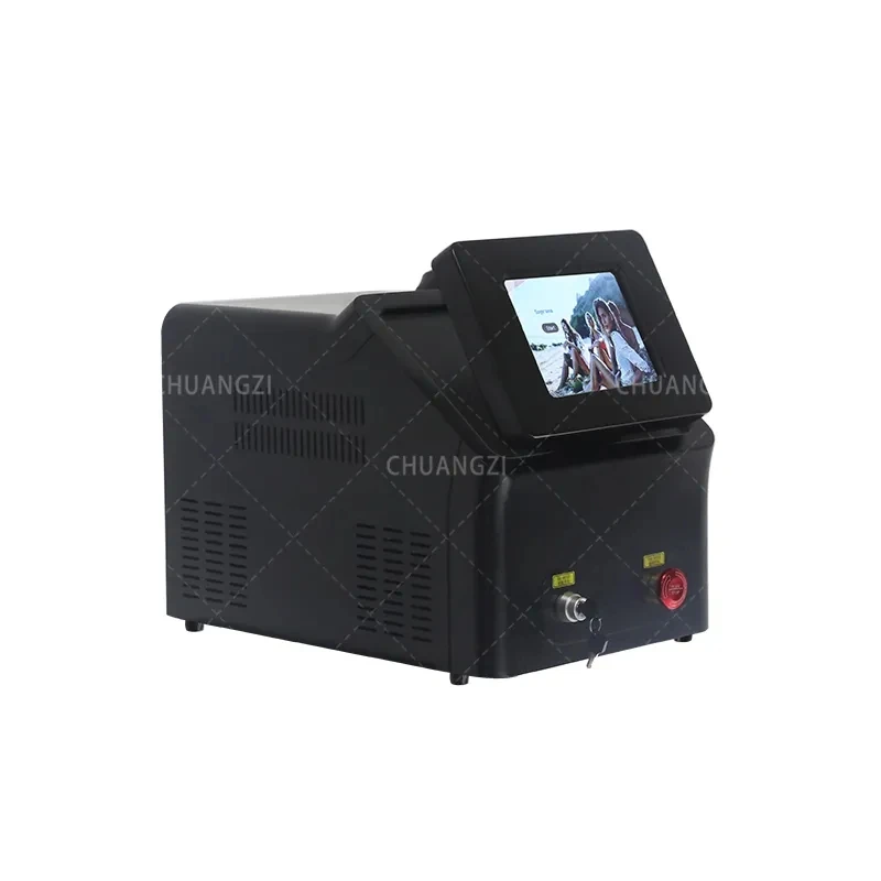 جهاز إزالة الشعر بدون ألم سريع ، صالون تجميل ، 3 طول موجي ، شو ، 808 نانومتر ، 808 نانومتر ، ، ، من من من من ، من جديد