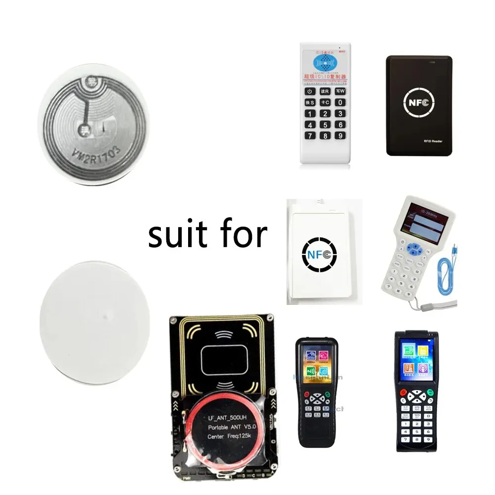 RFID S50 Smart Tag 14443A Mi F08 Classic 1K  S50 Wet Inlay Sticker F08 1024 Bytes Lable RFID Tags for Andriod NFC Phone