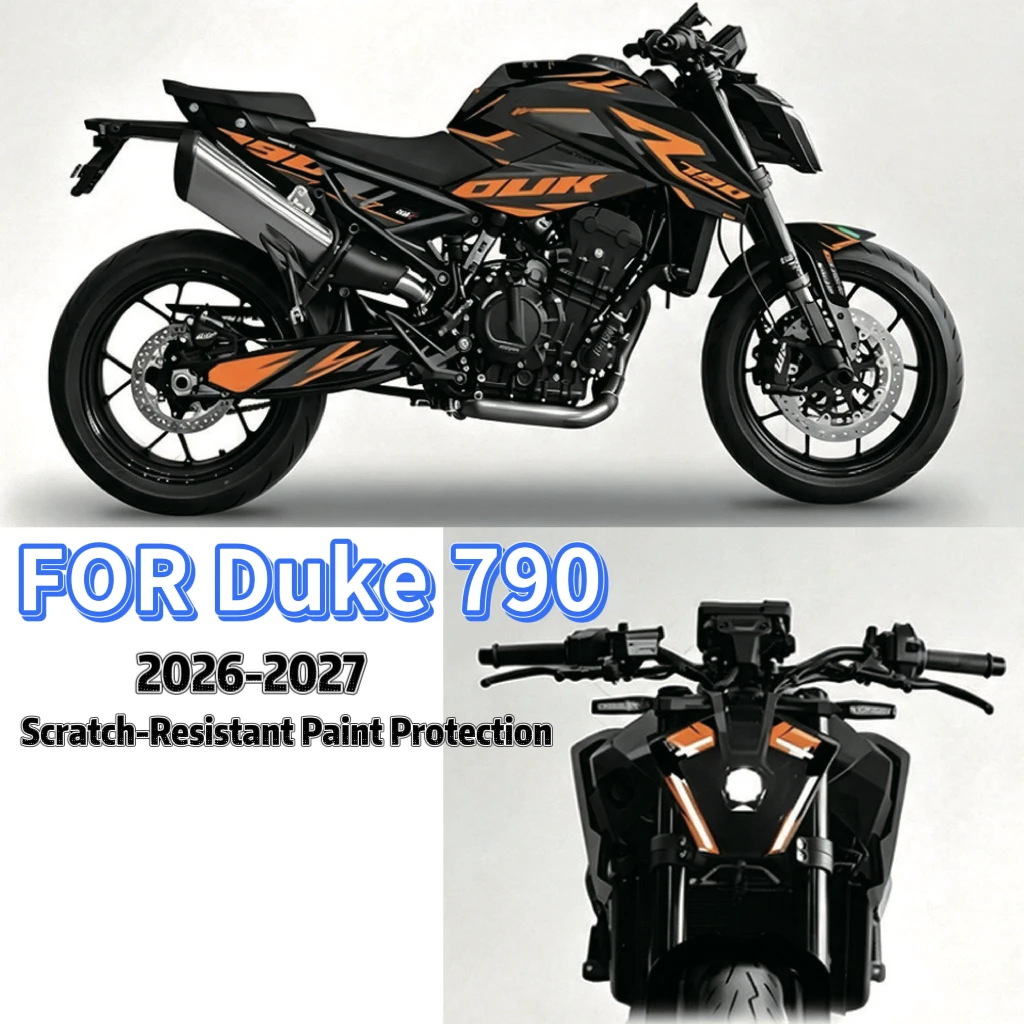 Motorcycle sticker kit FOR Duke 790 2026-2027 FOR 790 For Duke Full-body Protective Decal Waterproof Motorcycle Scratch-Resistan