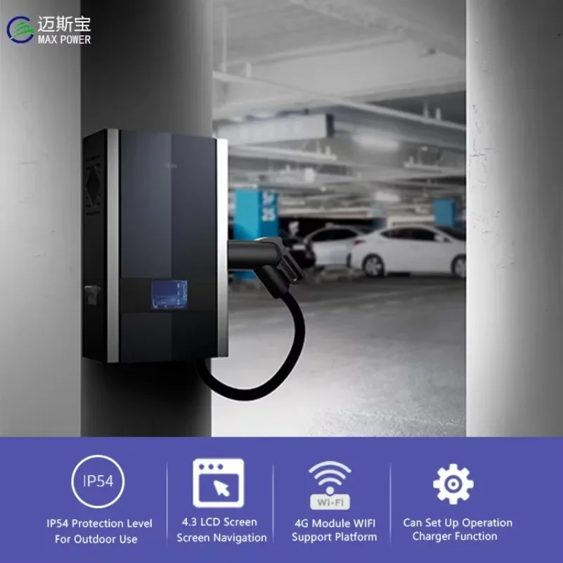 Quality Assurance Commercial 7kw 15kw 20kw Ocpp GB/T Wallbox Electric Cars DC Ev Charging Station EV Car Charger CE Max Power