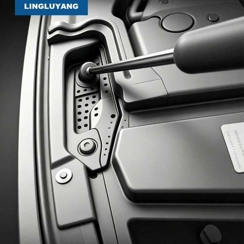 Für Volvo S90 V90 XC60 S60 V60 Motorraum-Entwässerungsrillen-Filtersieb, auslaufsicheres Sieb, Schutzabdeckung, Dekoration – Detail 1