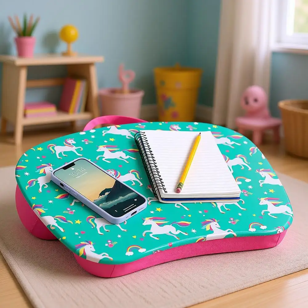 

Portable Lap Desk with Cushion - Fits Up to 15.6 Laptops - Model 45357