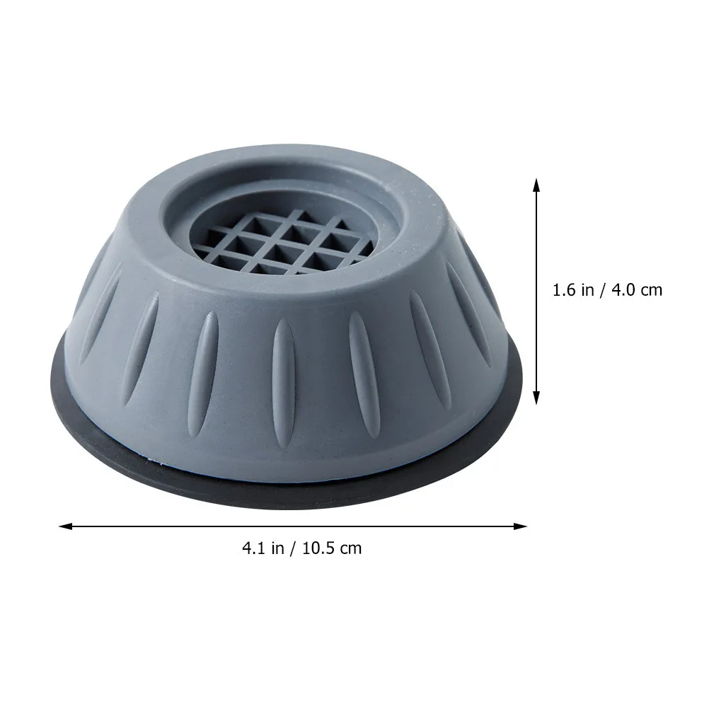 4Pcs Washer Anti-Vibration Pads Durable Foot Mats Anti-Skid Strong Load Bearing Washing Machine Feet Pads Washer Pad