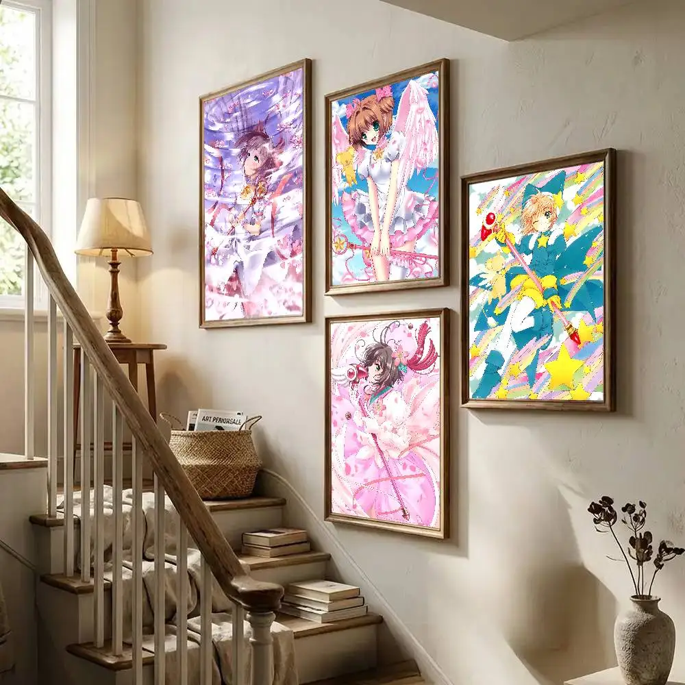 Cardcaptor Sakura Poster Art With Prints Home Bedroom Living Room Decoration Gift