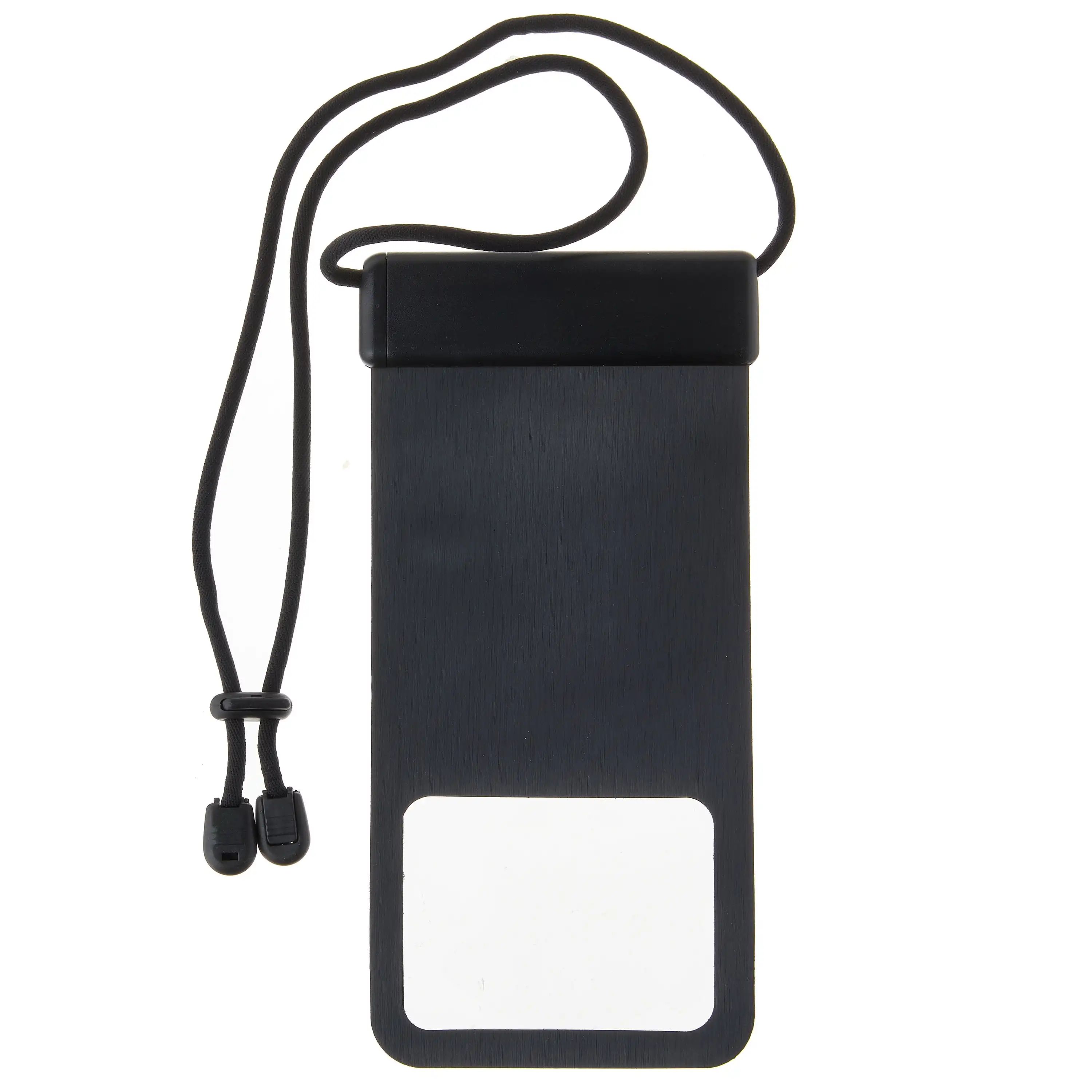 حقيبة مقاومة للماء مع حبل قابل للتعديل، أسود