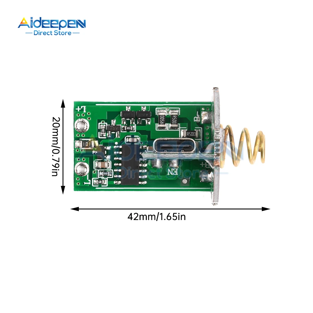 Podwójna płytka napędowa LED 6-8,4 V z latarką litową 3/5 trybów Płytka drukowana Akcesoria do majsterkowania J922B do akumulatorów 2X 18650 lub