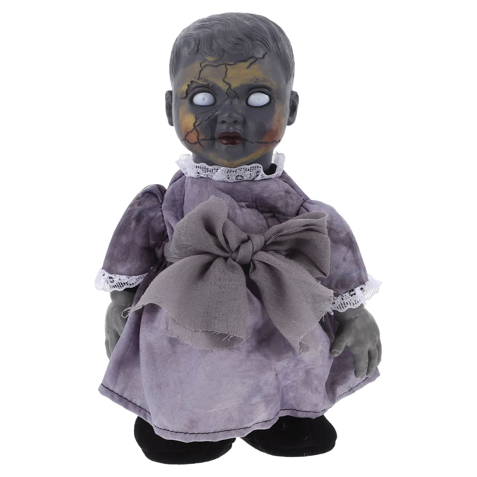 

Voice-activated Induction Luminous Walking Halloween Tricky Toy Animated Haunted Baby Girl