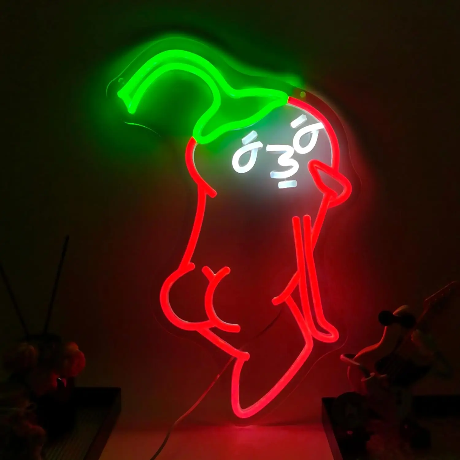 スパイシーチリネオンサイン-壁装飾用、usb電源ledライトアップ、男性の隠れ家、バー、寝室用、ユニークなホリデー誕生日ギフトアイデア