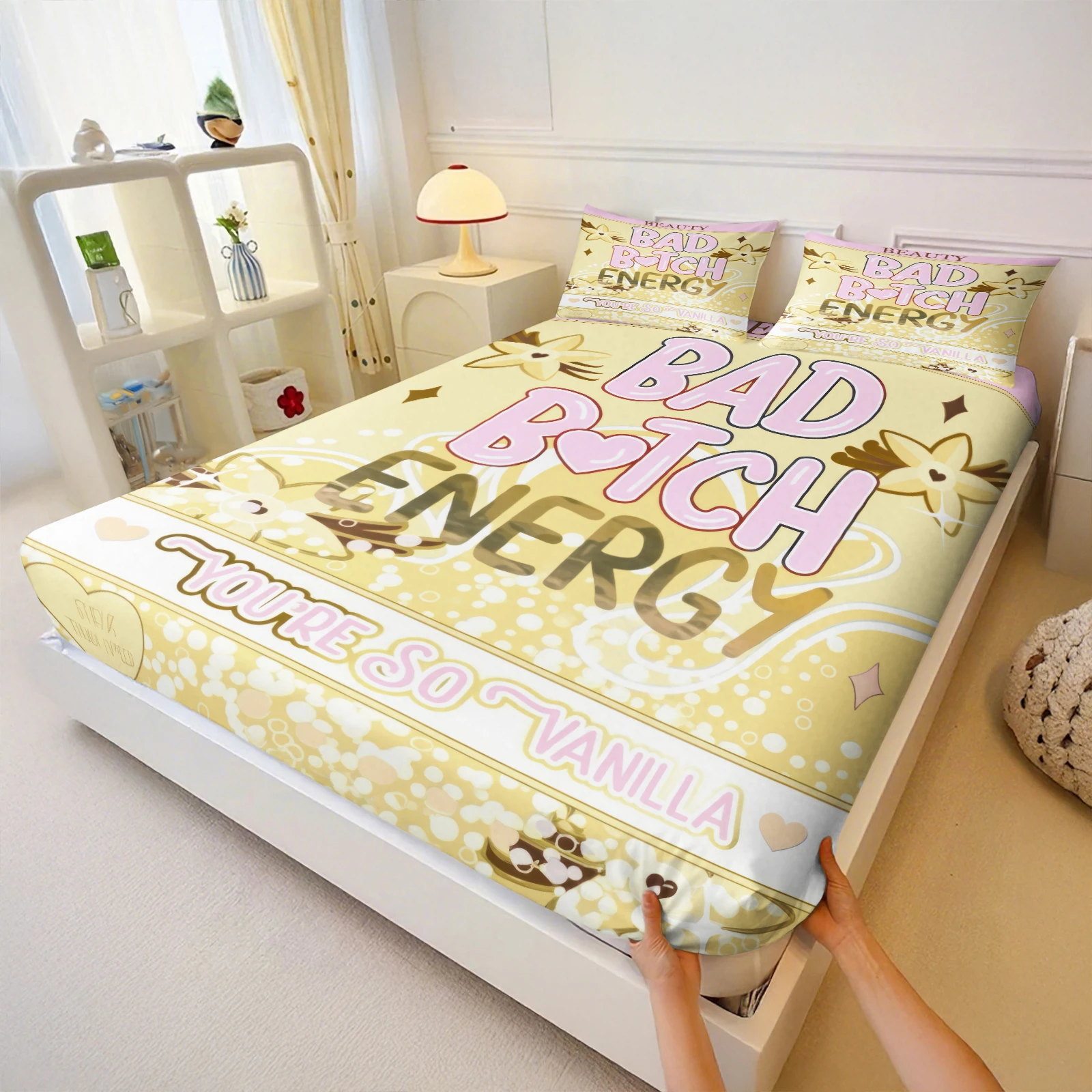 Conjunto de Lençóis Ajustáveis - Fitted Bed Sheets Deep Pocket avaliação e preço