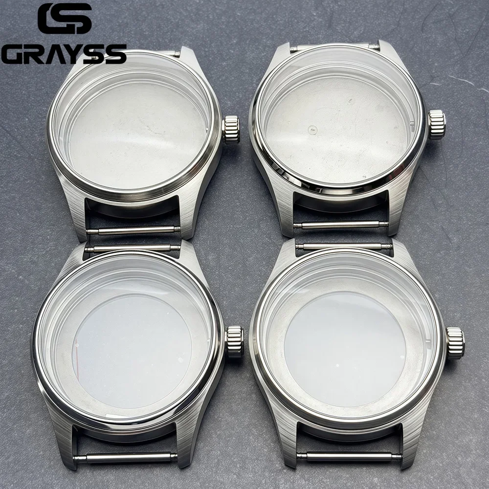 

Корпус для часов Pilot Little Prince 36/39 мм, корпус из нержавеющей стали 316L, подходит для NH35 NH35A NH36, часть механизма, 1 шт., аксессуары со стеклянной задней панелью