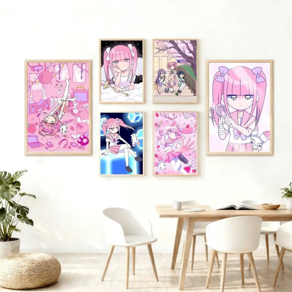 Cute M-Menhera Chan Poster Wall Art for Study Living Room Decor Unique Home Decoration Pictur Gift