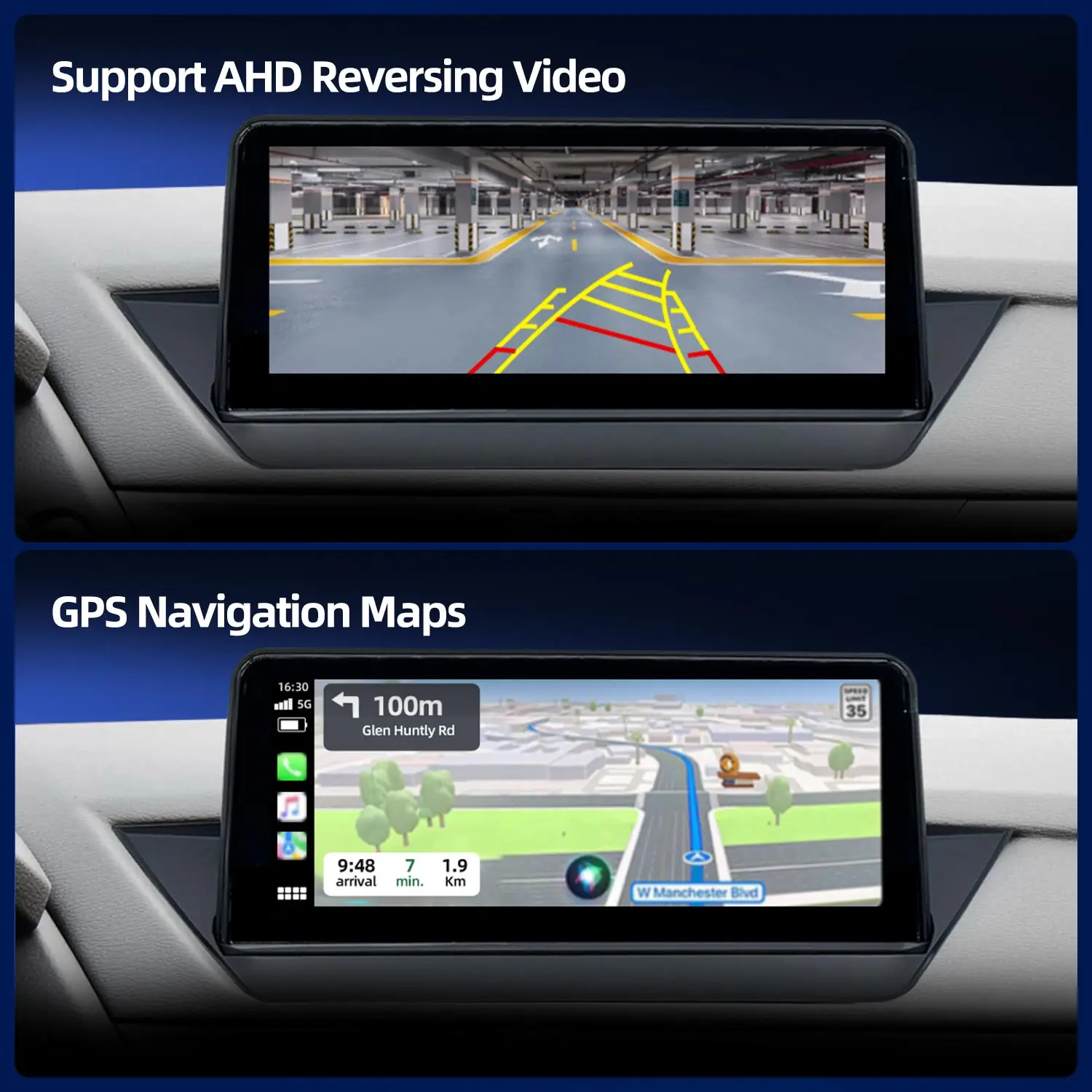 Upgrade HD Touch Screen CarPlay For BMW X1 E84 CIC Multimedia