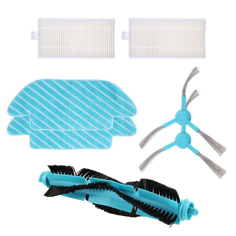 Piezas de repuesto para aspiradora robótica Cecotec Conga 1690 Pro, cepillo lateral de rodillo, filtro Hepa, mopa, paño